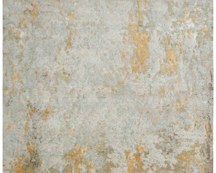 521 ZF Pearl Grey/Gold Tones Area Rug