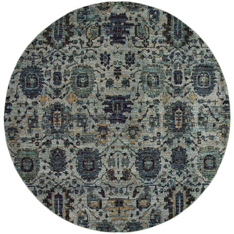 Andorra 7120a Round Rug