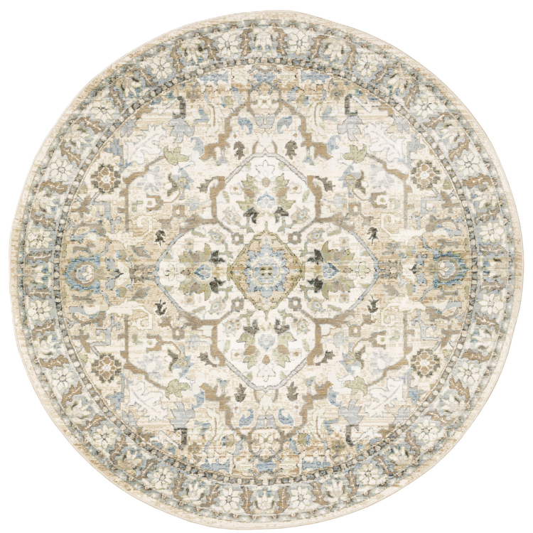 Andorra 9818g Round Rug