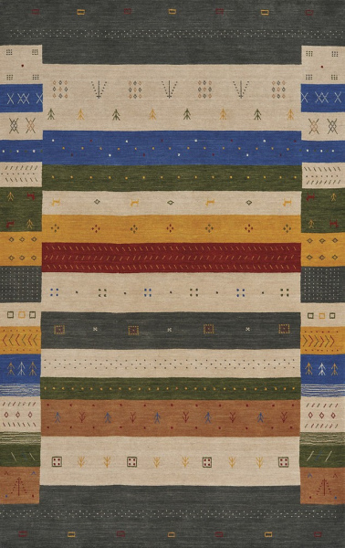 900-Multi S Gabbeh Rug