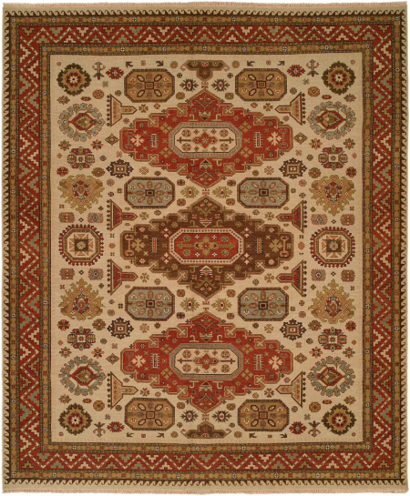 269 SU Ivory / Rust Large Area Rugs