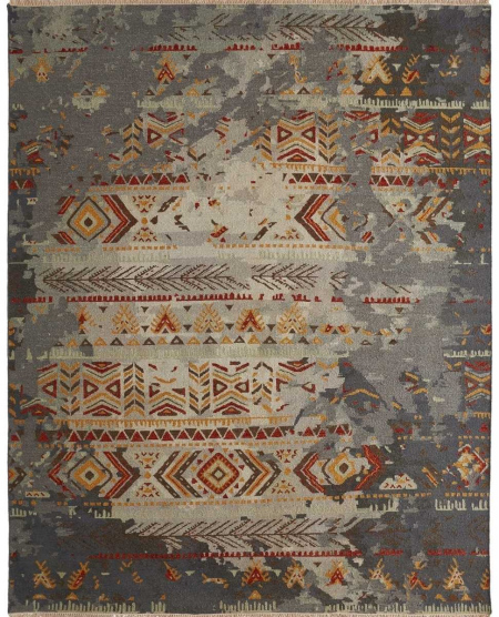 494 SU Zinc Desert Sunset | Wool area rug