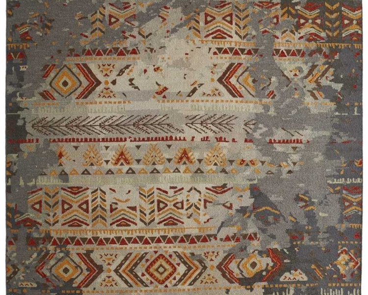 494 SU Zinc Desert Sunset | Wool area rug