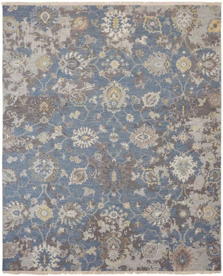 557 SU French Blue Grey | Large Area Rug