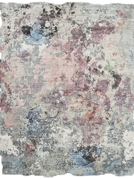 528 AI Blues/Pinks/Plum Area Rug