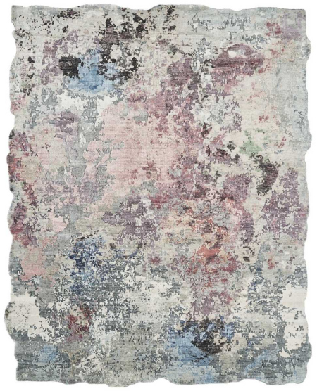 528 AI Blues/Pinks/Plum Area Rug