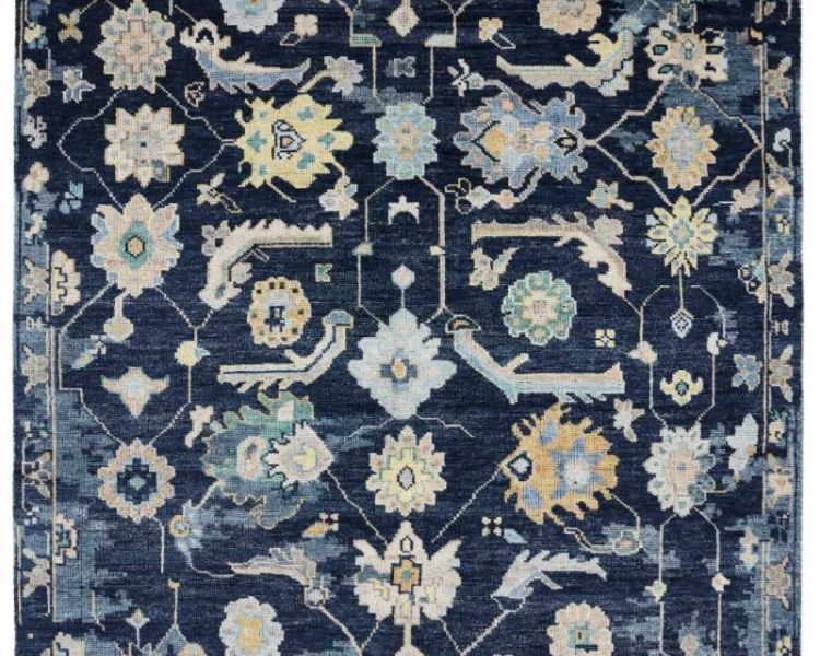 1002 AM Navy Denim Area Rugs