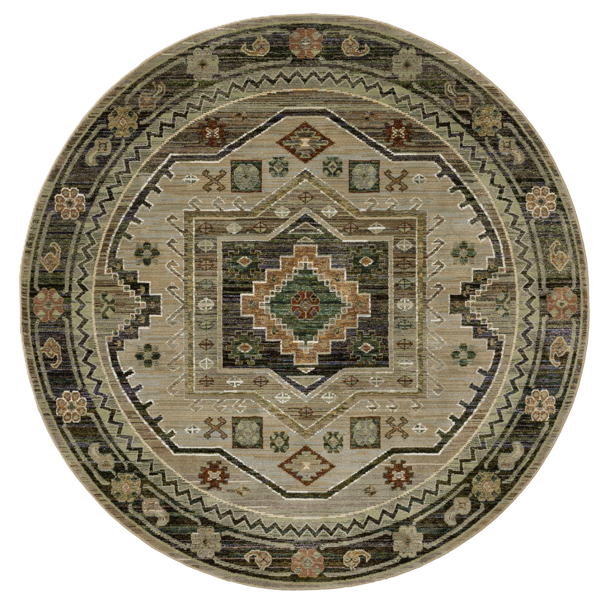 Andorra 2442d Round Rug