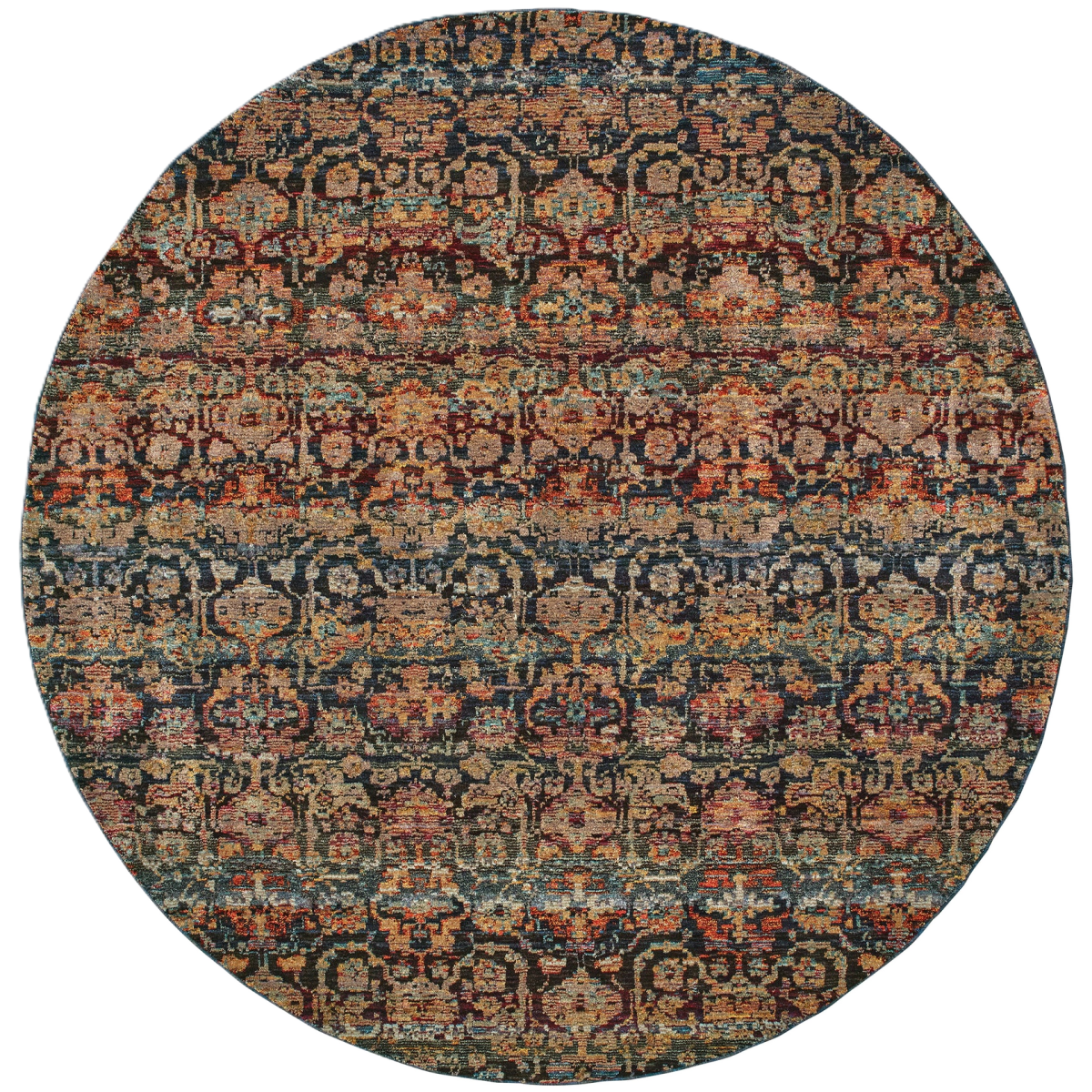 Andorra 6836c Round Rug
