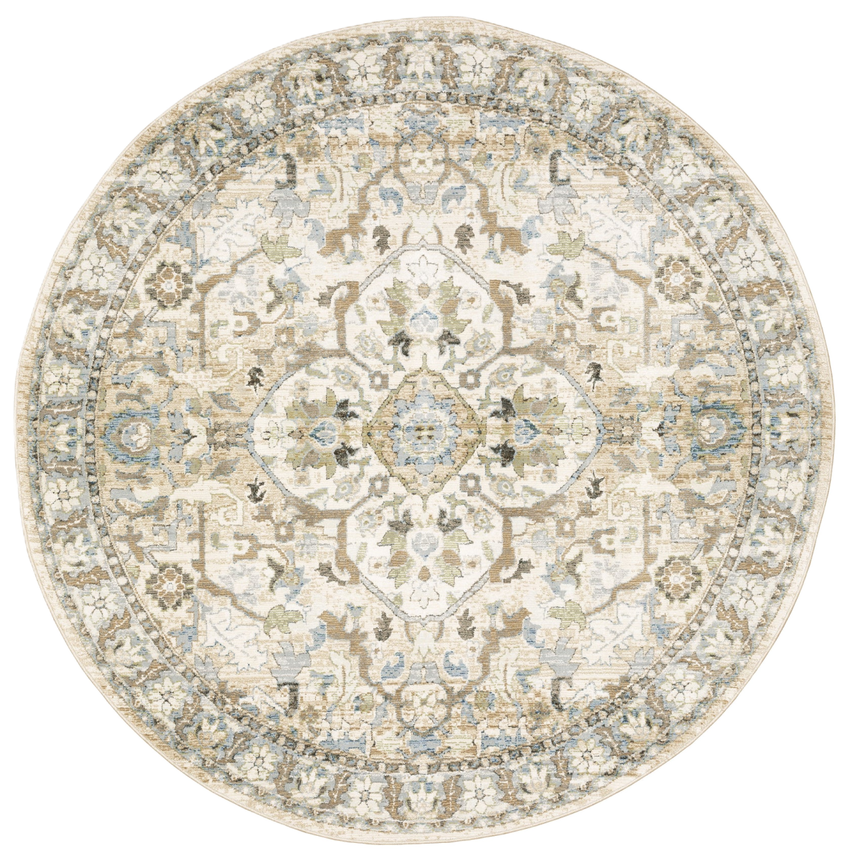 Andorra 9818g Round Rug