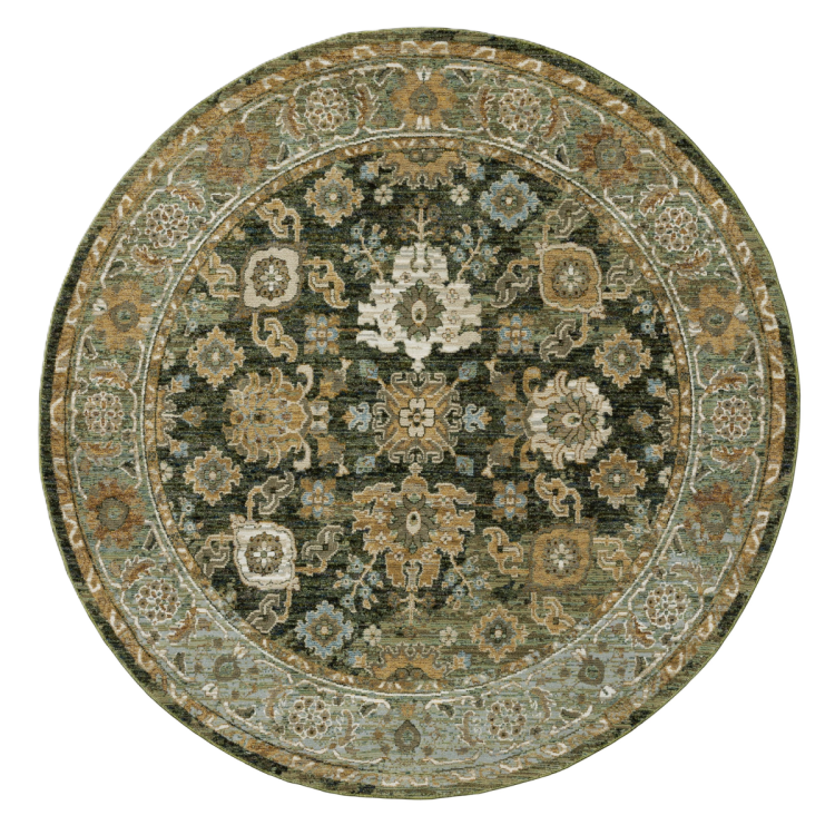 Andorra 2417b Round Rug