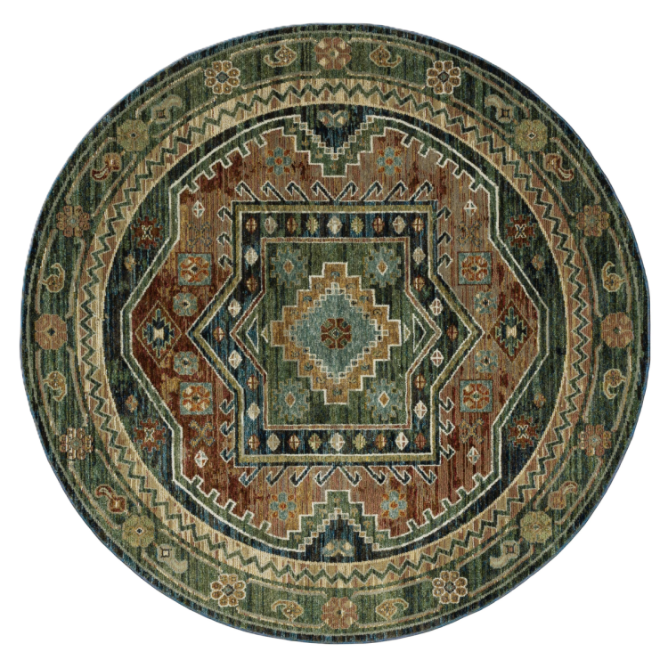 Andorra 2442a Round Rug