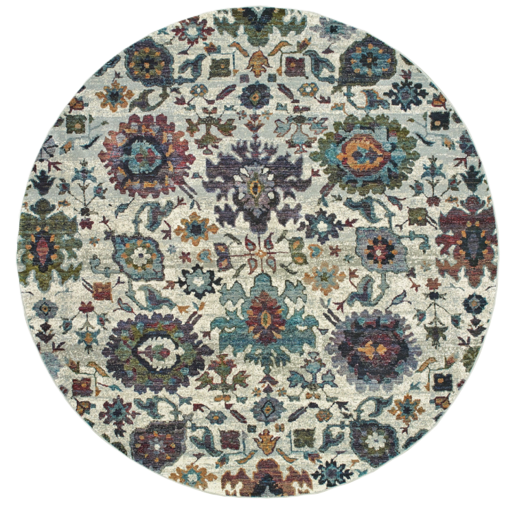 Andorra 7129a Round Rug