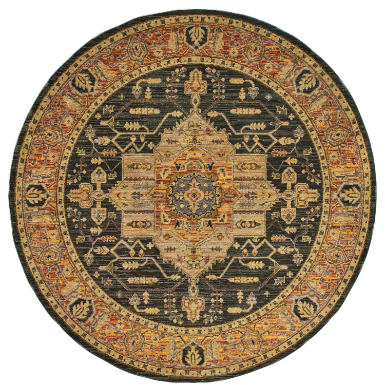 Andorra 7138b Round Rug