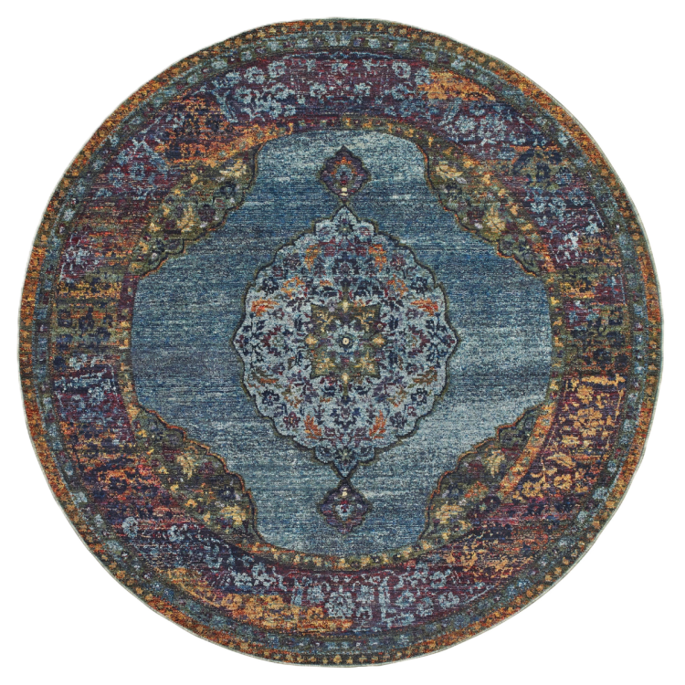 Andorra 7139a Round Rug
