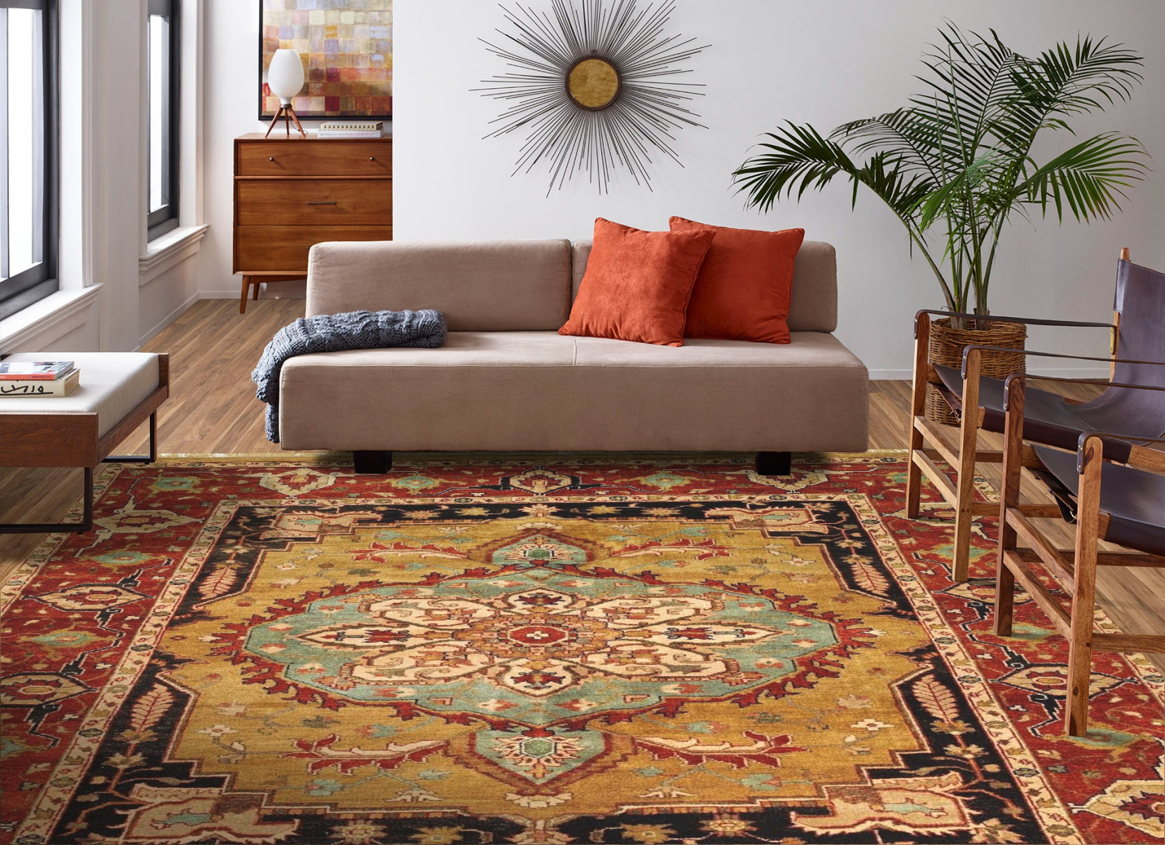 507 BG Area Rug Room Setting | Living Room