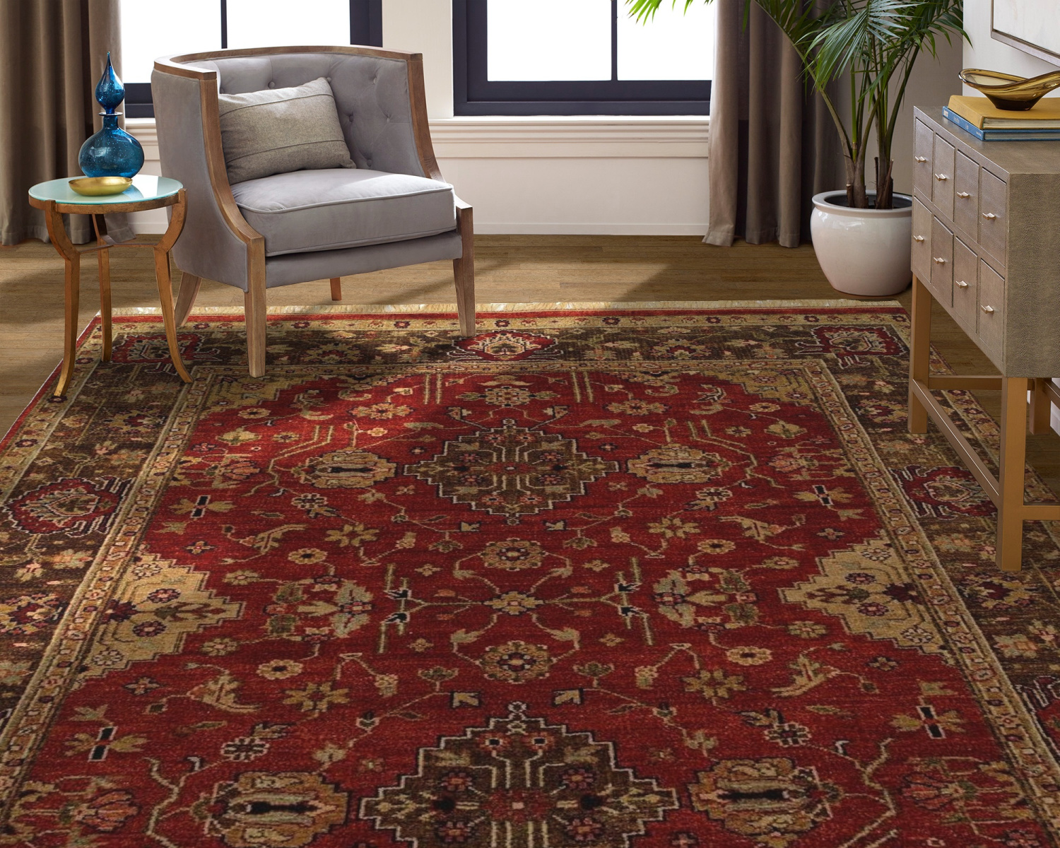 508 BG Area Rug Room Setting | Living Room
