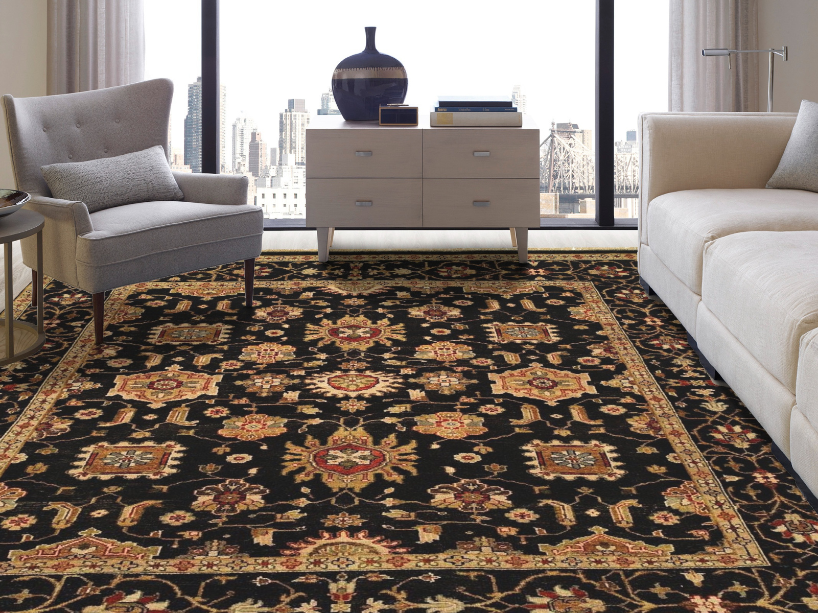 514 BG Area Rug Room Setting | Living Room