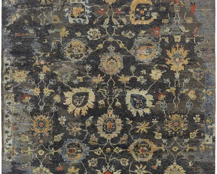 931 CR Vintage Charcoal / Multi Area Rug