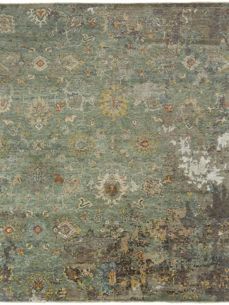 932 CR Vintage Jade Area Rugs