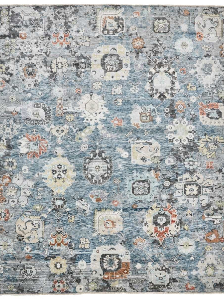 935 CR Tonal Blues Area Rugs