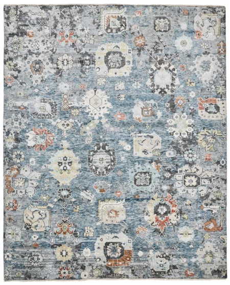 935 CR Tonal Blues Area Rugs