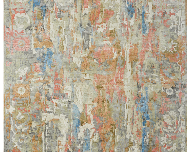 1342 FT Multi Abstract Area Rug