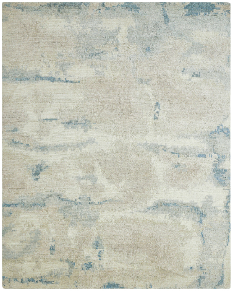 1491 HX Azure/Cream/Grey Abstract Area Rug