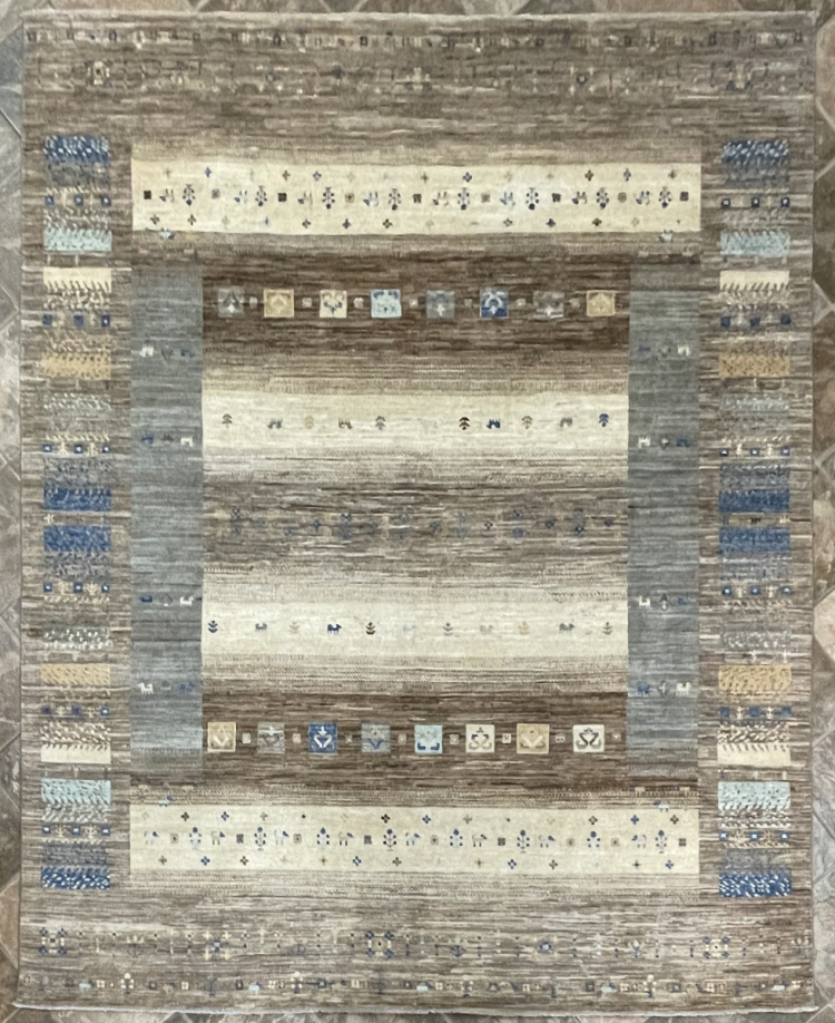1504 Nomad Gabbeh | Wool Rug | 8x10