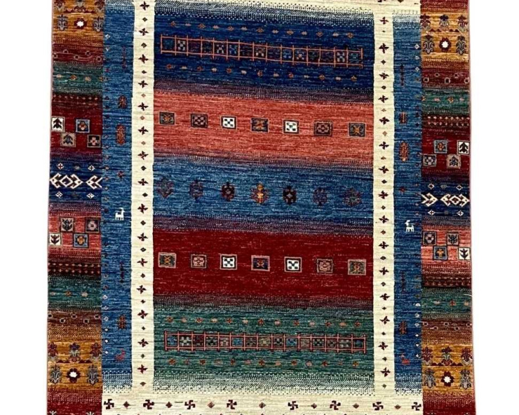 62 Nomad Gabbeh | Wool Rug | 4x6