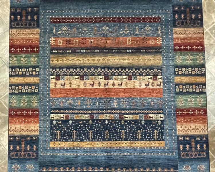 82095 Nomad Gabbeh | Wool Rug | 8x10