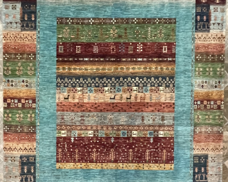 962176 Nomad Gabbeh | Wool Rug | 8.1x10