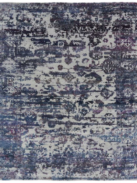 145 GN Indigo/Wisteria Area Rugs