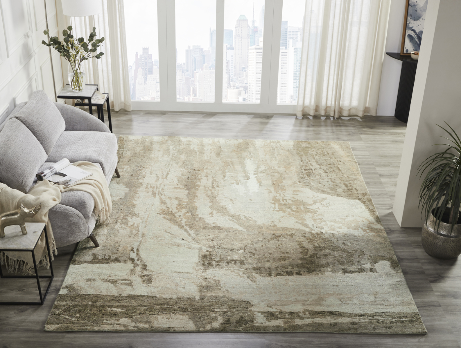 1492 HX Area Rug Room Setting | Living Room