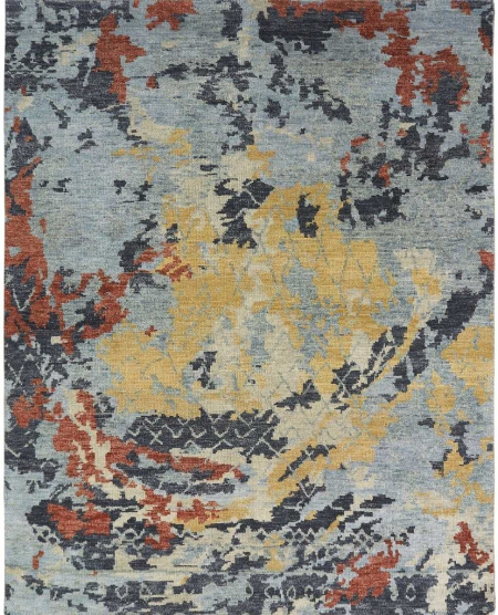 252 IT Blue Tones/Multi Area Rug