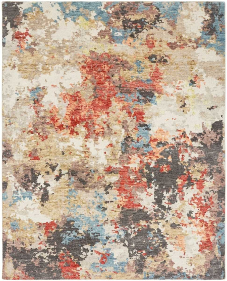 261 IT Sand tones/Multi Area Rug