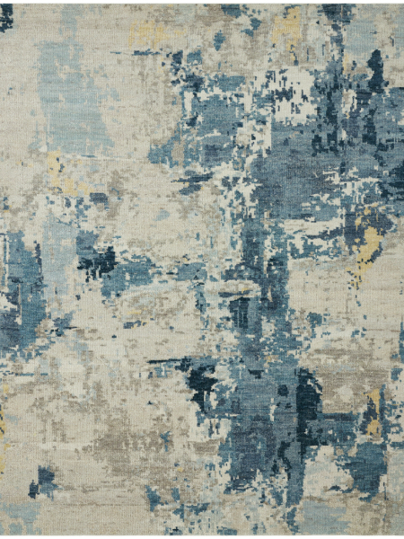 264 IT Blue Tones/Vanilla Area Rug