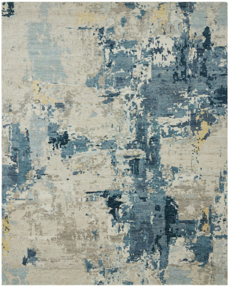 264 IT Blue Tones/Vanilla Area Rug