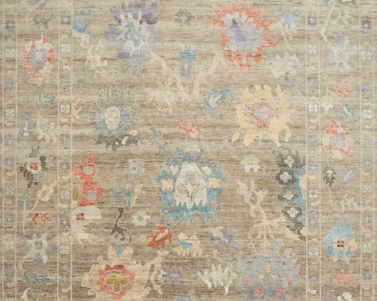 891 AA Weathered Walnut/Multi Area Rug