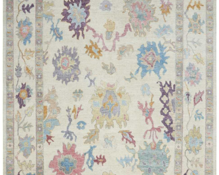 899 AA Winter White/Pastels Area Rug