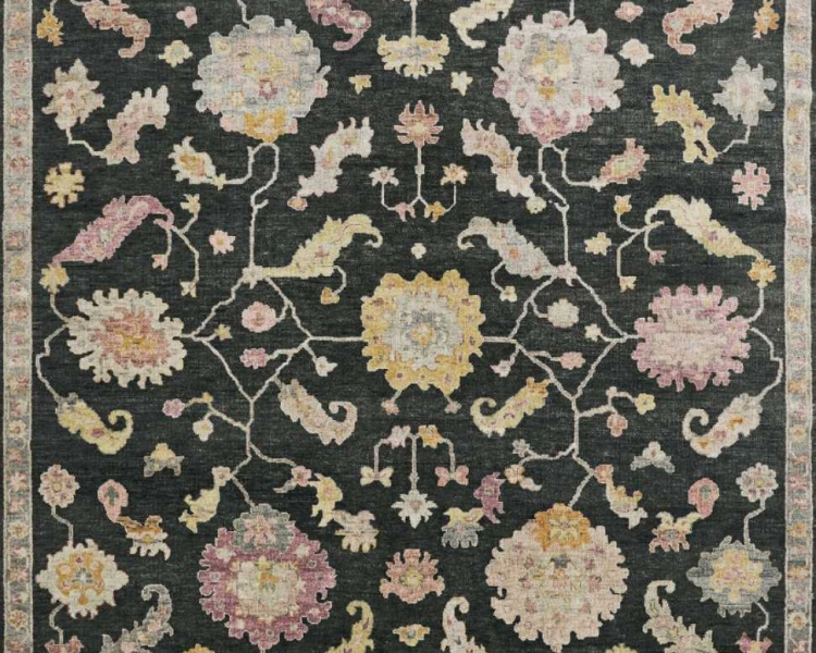 901 AA Black Area Rug