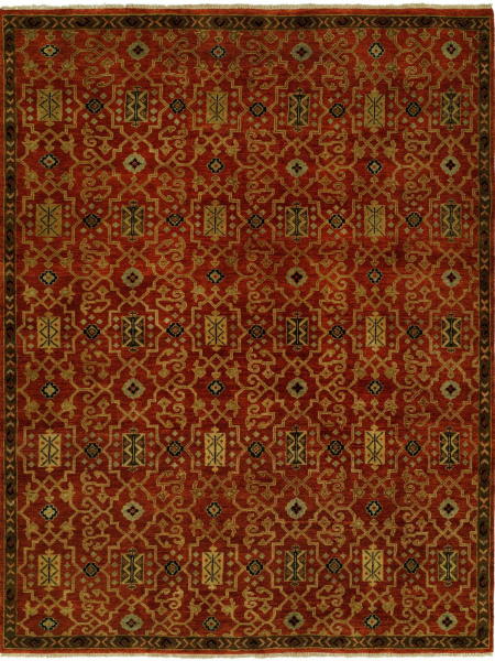 041 AN Cinnabar Red Area Rug