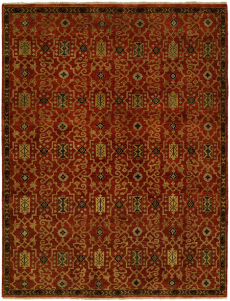 041 AN Cinnabar Red Area Rug