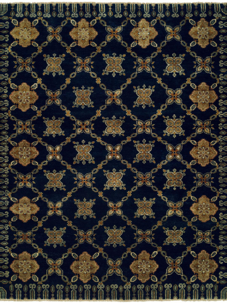 047 AN Midnight Blue Kalaty Rugs