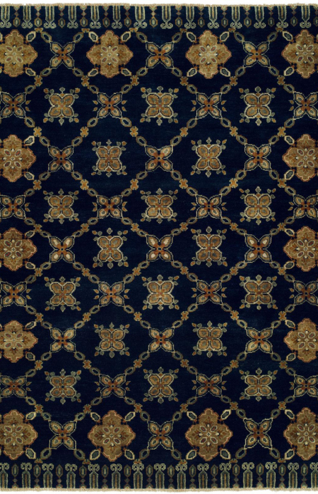 047 AN Midnight Blue Kalaty Rugs