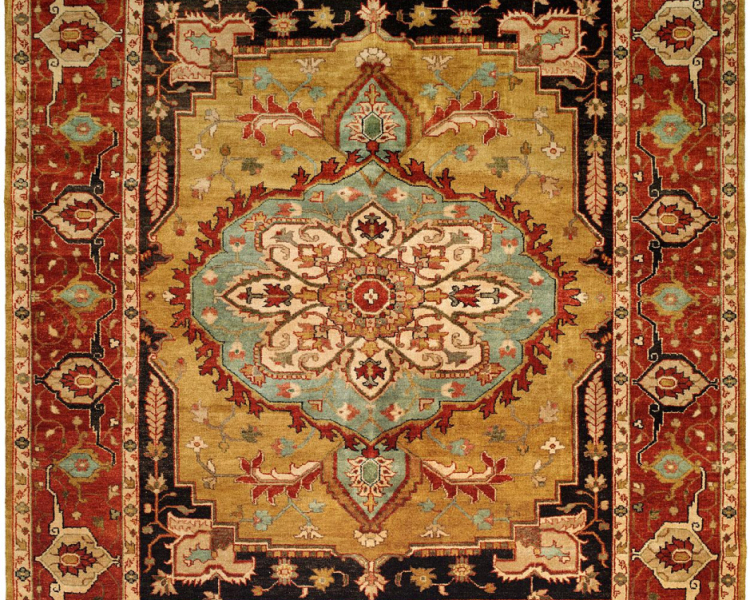 507 BG Gold/Rust Traditional Rug