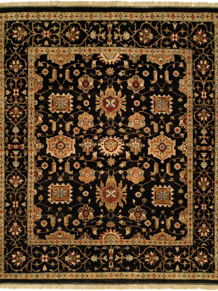 514 BG Black Large area rugs