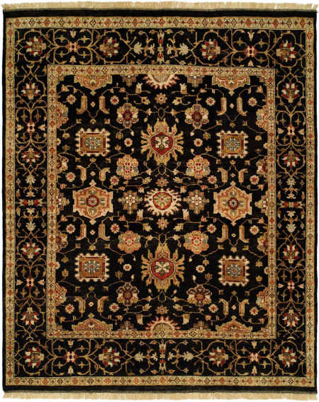 514 BG Black Large area rugs