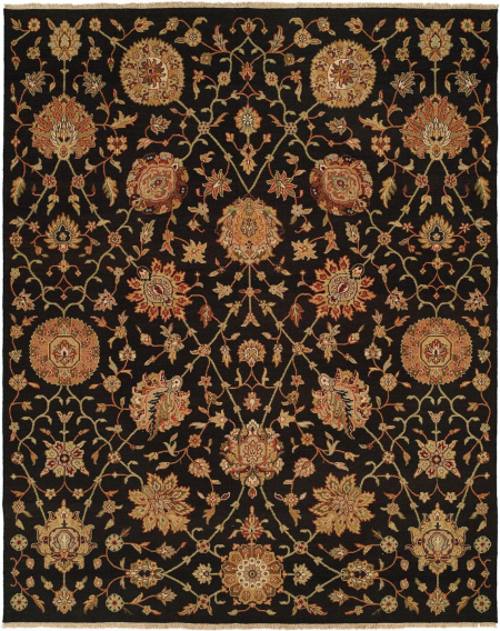 814 CP Black Living Room Rug