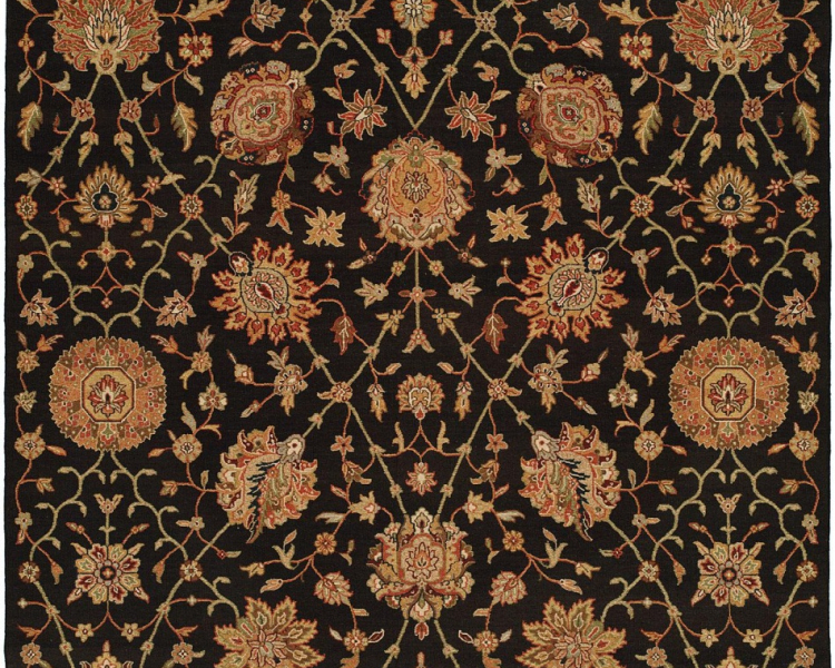 814 CP Black Living Room Rug